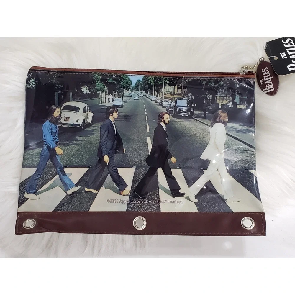 NEW The‎ Beatles Pencil Pouch Abbey Road 2011 Case School Supply